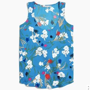 J. Crew Floral Sleeveless Top